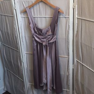 Prada Lavender Silk Dress 40 Italy Italian US 2/4